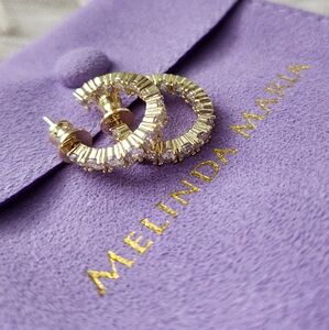 Melinda Maria "She's a Classic" Gold Hoops